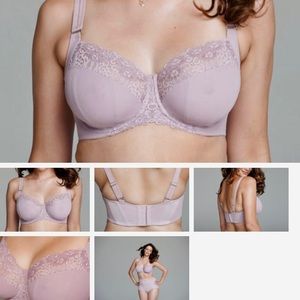 NWOT- Never worn- Etched Maya bra 34 EE/DD.  Pale lilac, beautiful lace detail